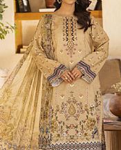 Humdum Tan Lawn Suit- Pakistani Designer Lawn Suits