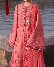 Hussain Rehar Coral Karandi Suit- Pakistani Winter Dress