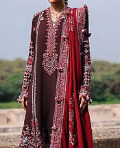 Hussain Rehar Brown Karandi Suit- Pakistani Winter Clothing