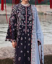 Hussain Rehar Plum Karandi Suit- Pakistani Winter Dress