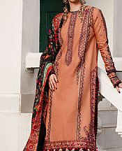 Peach Khaddar Suit