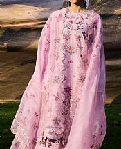 Hussain Rehar Pink Pearl Lawn Suit- Pakistani Designer Lawn Suits