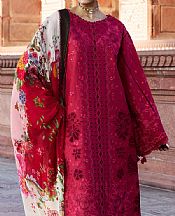 Hussain Rehar Cardinal Lawn Suit- Pakistani Designer Lawn Suits