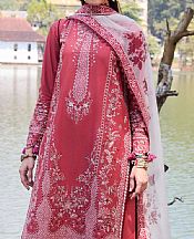 Hussain Rehar Tea Pink Lawn Suit- Pakistani Lawn Dress