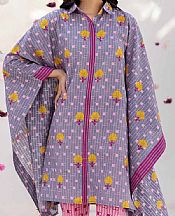 Gul Ahmed Lavender Cambric Suit (2 Pcs)- Pakistani Designer Lawn Suits