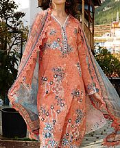 Image Coral Cotton Suit- Pakistani Lawn Dress