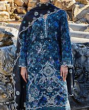 Image Black/Blue Cotton Suit- Pakistani Designer Lawn Suits