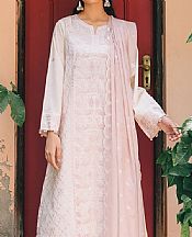 White/Pink Lawn Suit