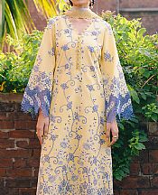 Yellow/Blue Lawn Suit