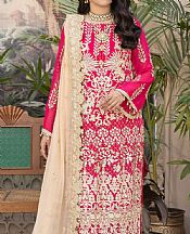 Cerise Pink Chiffon Suit- Pakistani Designer Chiffon Suit