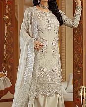 Ivory Chiffon Suit- Pakistani Designer Chiffon Suit
