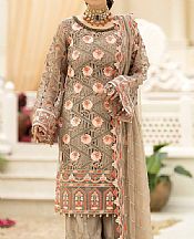 Imrozia Rodeo Dust Organza Suit- Pakistani Chiffon Dress