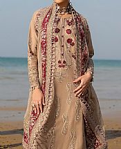 Imrozia Tan Lawn Suit- Pakistani Designer Lawn Suits