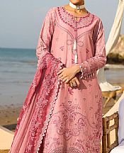 Imrozia Pink Lawn Suit- Pakistani Designer Lawn Suits