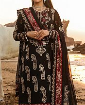 Imrozia Black Lawn Suit- Pakistani Lawn Dress