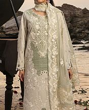 Imrozia Light Grey Lawn Suit- Pakistani Designer Lawn Suits