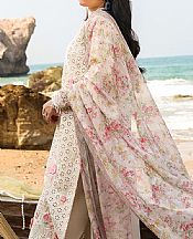 Imrozia Ivory Lawn Suit- Pakistani Designer Lawn Suits