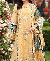 Imrozia Sand Gold Lawn Suit- Pakistani Lawn Dress