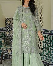 Light Green Net Suit- Pakistani Chiffon Dress