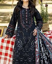 Imrozia Black Lawn Suit- Pakistani Designer Lawn Suits