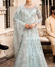 Pale Blue Net Suit