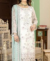 Off-white Chiffon Suit- Pakistani Designer Chiffon Suit
