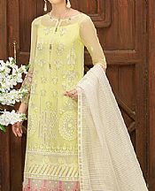 Lime Green Chiffon Suit