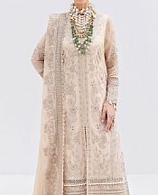 Imrozia Ivory Georgette Suit- Pakistani Chiffon Dress