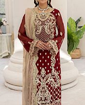 Imrozia Rosewood Chiffon Suit- Pakistani Chiffon Dress