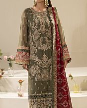 Rifle Green Chiffon Suit