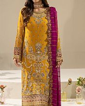 Mustard Chiffon Suit