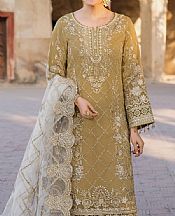 Dark Sand Organza Suit