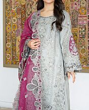 Grey Organza Suit