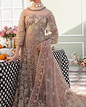 Imrozia Tea Pink Net Suit- Pakistani Designer Chiffon Suit