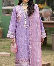 Imrozia Lavender Lawn Suit- Pakistani Lawn Dress