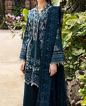 Imrozia Navy Blue Lawn Suit- Pakistani Designer Lawn Suits