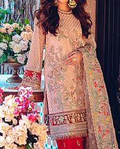 Tea Pink Chiffon Suit- Pakistani Designer Chiffon Suit