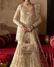 Imrozia White Net Suit- Pakistani Designer Chiffon Suit
