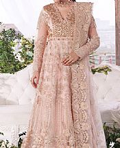 Imrozia Peach Net Suit- Pakistani Designer Chiffon Suit