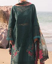 Imrozia Army Green Lawn Suit- Pakistani Lawn Dress