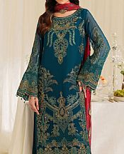 Teal Chiffon Suit