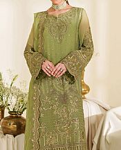 Green Chiffon Suit