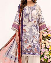 Ittehad White Lawn Suit- Pakistani Lawn Dress