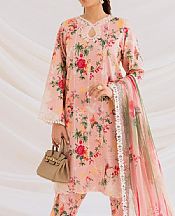 Ittehad Baby Pink Lawn Suit- Pakistani Designer Lawn Suits