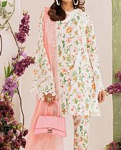 Ittehad White Lawn Suit- Pakistani Designer Lawn Suits