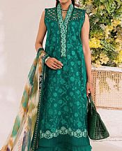 Ittehad Teal Lawn Suit- Pakistani Lawn Dress