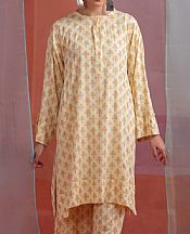 Light Golden Linen Suit (2 Pcs)- Pakistani Winter Clothing