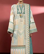 Ittehad Ivory Jacquard Suit- Pakistani Winter Clothing