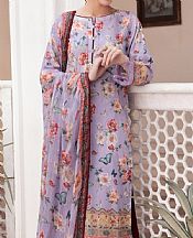 Ittehad Lavender Lawn Suit- Pakistani Lawn Dress