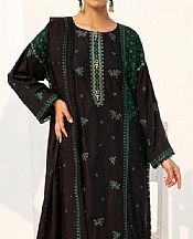 Ittehad Black Khaddar Suit- Pakistani Winter Dress